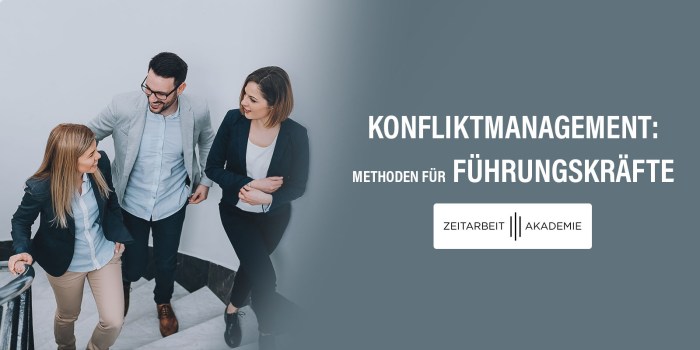 Konfliktmanagement für Führungskräfte