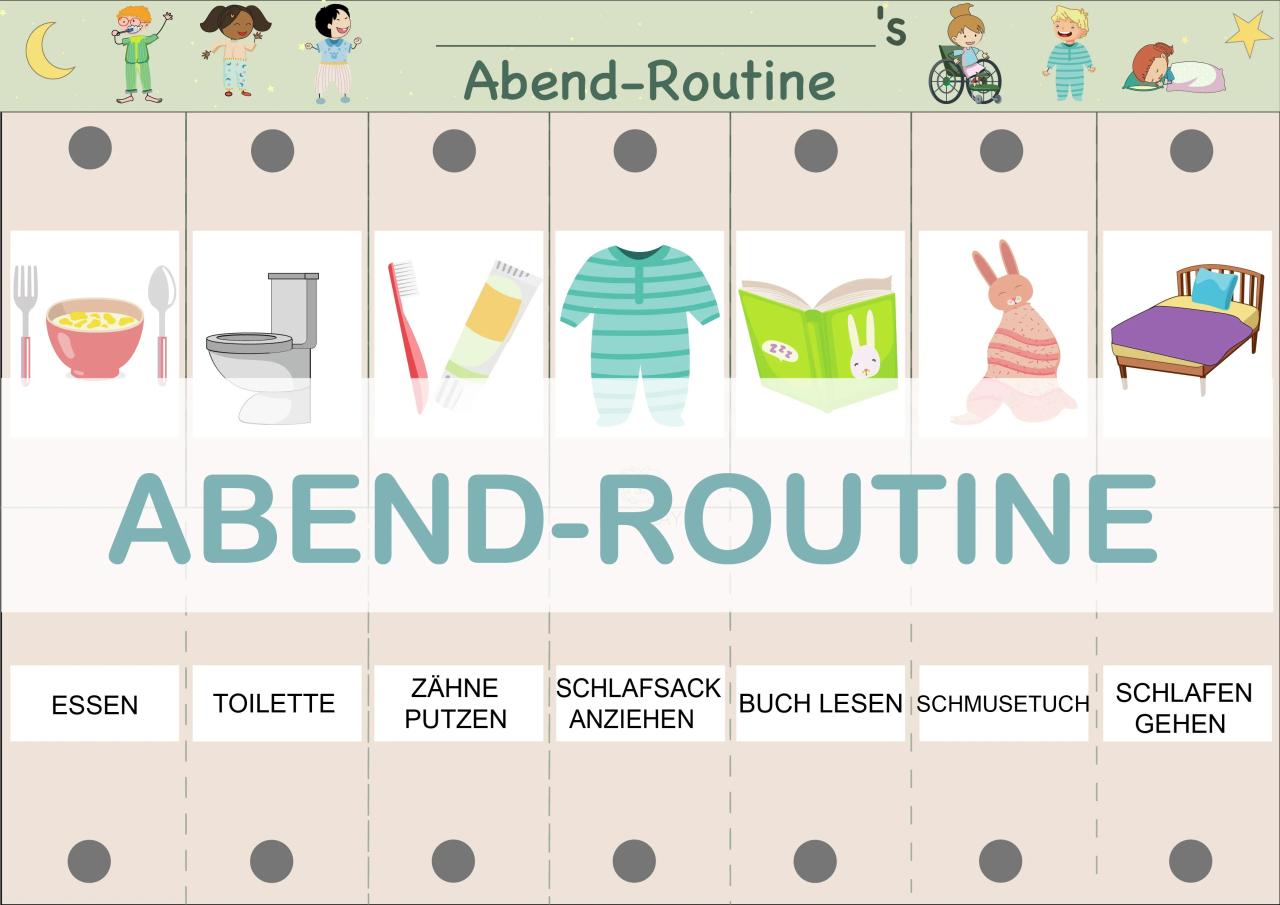 Abendroutine für Entspannung